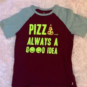 GAP Kids XXL Raglan Pizza T Shirt